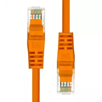 Netwerkkabel ProXtend CAT5e U/UTP stekker/stekker 10 m oranje
