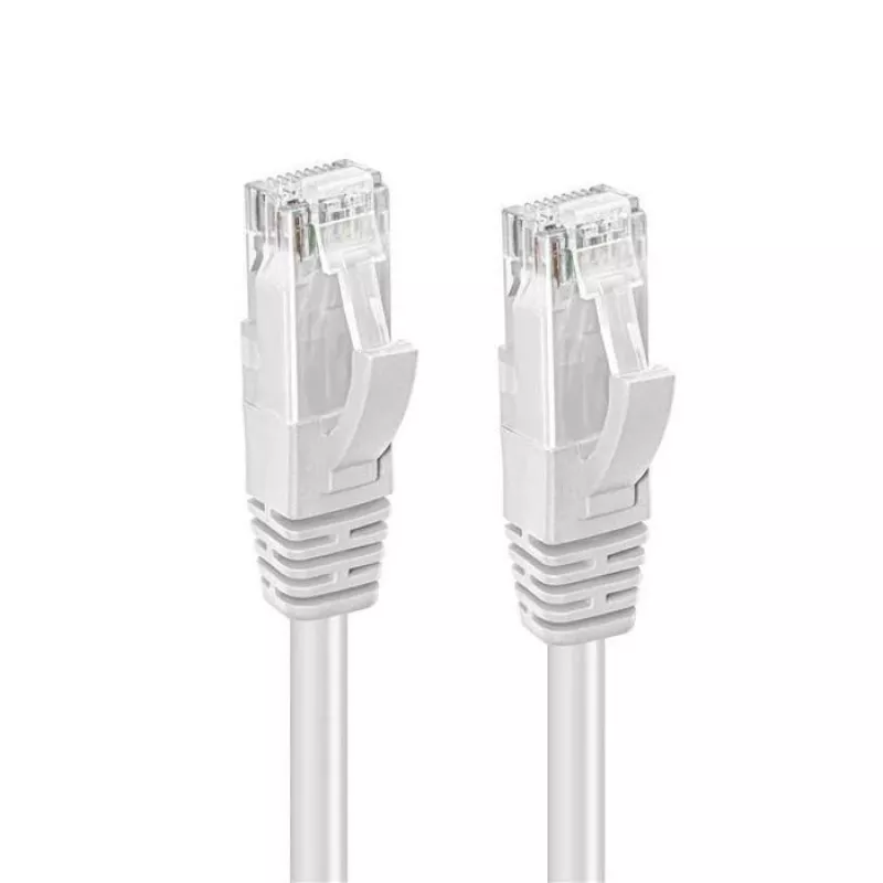 Microconnect UTP510W Netwerkkabel wit 10 m Cat5e U/UTP (UTP)