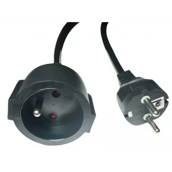 Verlengsnoer MicroConnect MC-PE0300FRB 3 m, EU-stekker, IEC-bus (female)