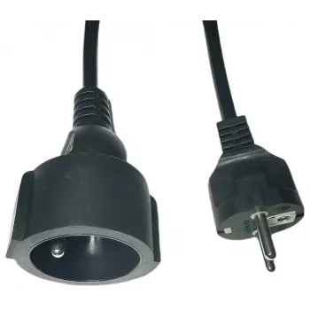 Verlengsnoer MicroConnect MC-PE0300FRB 3 m, EU-stekker, IEC-bus (female)