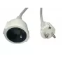 Verlengsnoer MicroConnect MC-PE0300FRW, 3 m lengte, 16 A nominale stroom