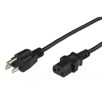 Microconnect PE110405 stroomkabel zwart 0,5 m C13-koppeling netstekker type B