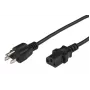 Microconnect PE110405 stroomkabel zwart 0,5 m C13-koppeling netstekker type B