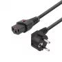 Netkabel MicroConnect MC-SCHC13-1 Schuko CEE 7/7 stekker naar IEC C13, 1,0 m