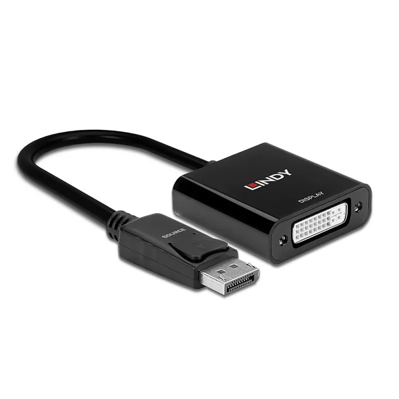 Actieve videoconverter Lindy DisplayPort 1.2 naar DVI 41734