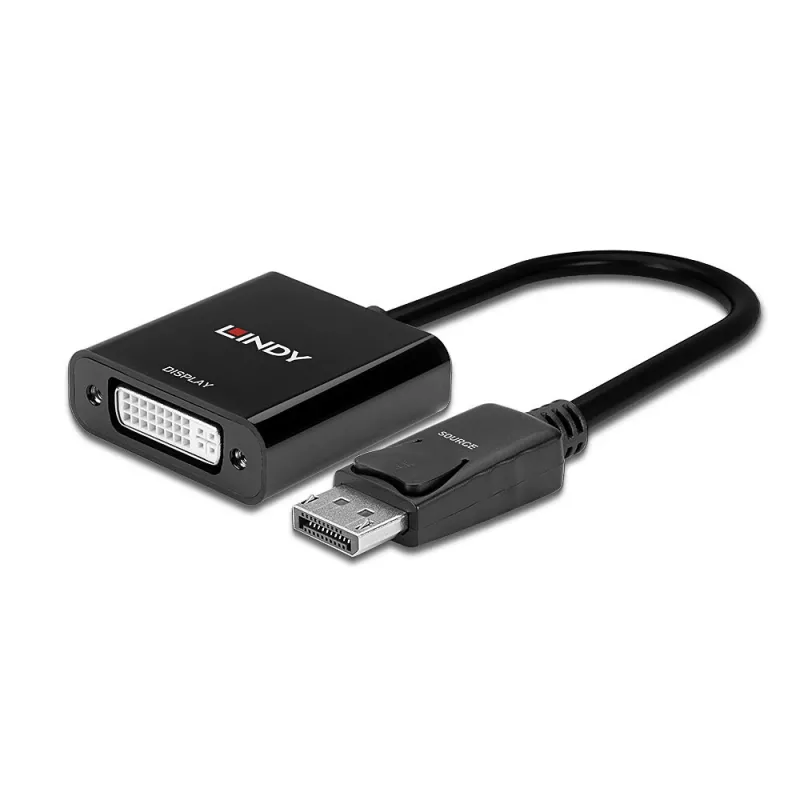 Actieve videoconverter Lindy DisplayPort 1.2 naar DVI 41734