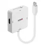 Lindy Mini DisplayPort 1.2 naar HDMI 1.4, DVI en VGA converter