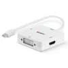 Lindy Mini DisplayPort 1.2 naar HDMI 1.4, DVI en VGA converter