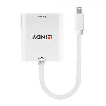 Lindy Mini DisplayPort 1.2 naar HDMI 2.0 18G actieve converter