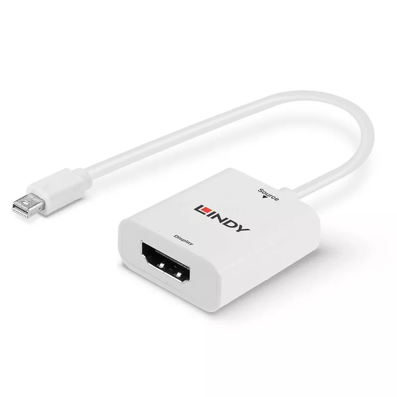 Lindy Mini DisplayPort 1.2 naar HDMI 2.0 18G actieve converter