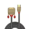 Lindy 1m HDMI naar DVI-D kabel, Gold Line
