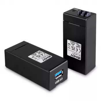AV-zender & -ontvanger Lindy 200 m Fibre Optic USB 3.0 extender