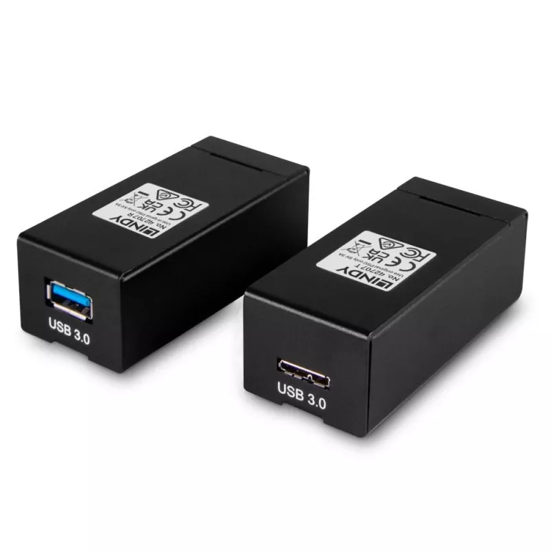 AV-zender & -ontvanger Lindy 200 m Fibre Optic USB 3.0 extender