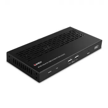AV-ontvanger Lindy 4K30 HDMI en USB over IP systeem – decoder