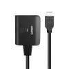 Lindy 2-poorts HDMI 4K60 splitter kabel zwart 3840x2160