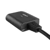 Lindy 2-poorts HDMI 4K60 splitter kabel zwart 3840x2160