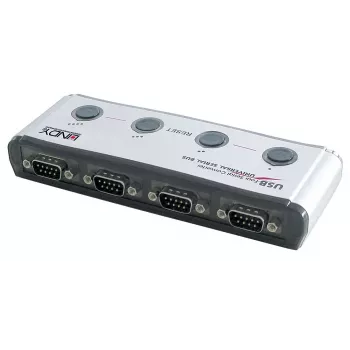 USB naar 4 poorts seriële converter Lindy 42858