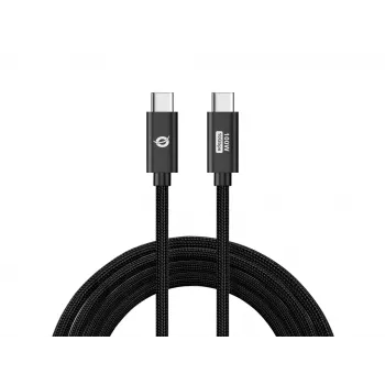Conceptronic ETTA02B20 USB 3.2 Gen 2 C-C PD 3.0 100W-kabel 2M, 20V 5A, 10Gbps, E-Mark