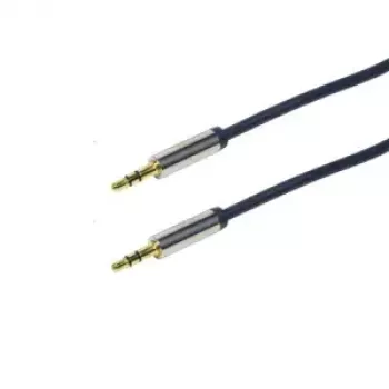 Audiokabel LogiLink CA10150 1,5 m 3,5 mm blauw