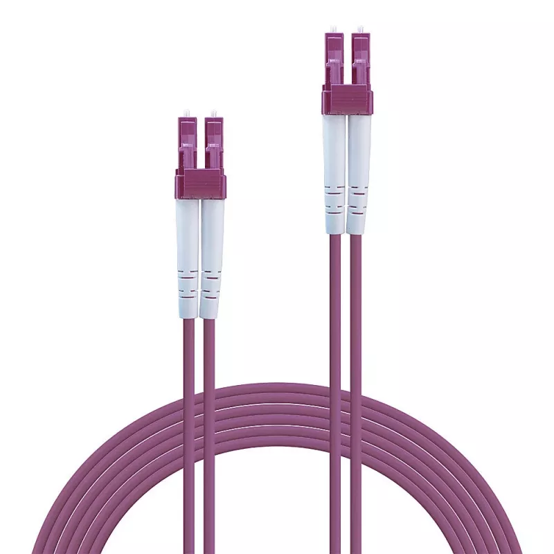Lindy 15m LC-LC OM4 50/125 glasvezel-patchkabel