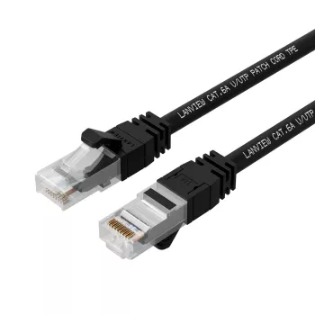 Lanview LV-UTP6A01B netwerkkabel zwart 1 m S/FTP (S-STP)