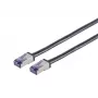 Netwerkkabel Lanview LVN-CAT6A-FLEX-30M RJ45 Cat6a 30m zwart