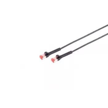 Netwerkkabel Lanview LV-6AFTP-FLEX-ANG-005B RJ45 Cat6A 5m zwart