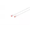 Netwerkkabel Lanview LV-6AFTP-FLEX-ANG-03W RJ45 Cat6A 3m wit