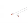 Netwerkkabel Lanview LV-6AFTP-FLEX-ANG-03W RJ45 Cat6A 3m wit