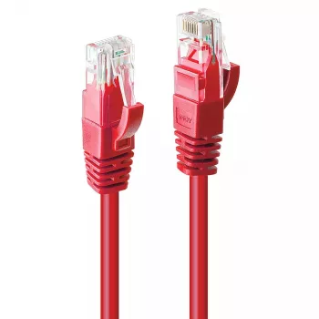 Netwerkkabel Lindy 3m Cat.6 RJ-45 U/UTP rood