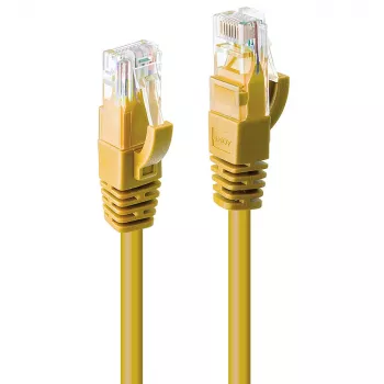 Lindy 7,5m Cat.6 U/UTP netwerkkabel, geel