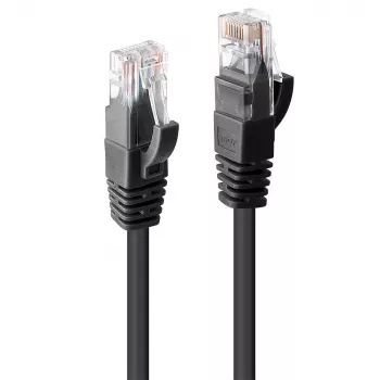 Netwerkkabel Lindy 15m Cat.6 RJ-45 U/UTP zwart