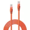 Lindy 2m Cat.6 U/UTP netwerkkabel, oranje