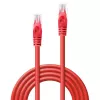 Lindy 48182 netwerkkabel rood 1 m Cat6 U/UTP (UTP)