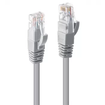 Lindy 10m Cat.6 U/UTP-netwerkkabel, grijs