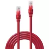 Netwerkkabel Lindy 1m Cat.6 RJ-45 U/UTP rood