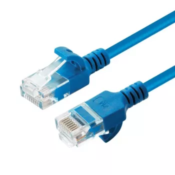 Microconnect V-UTP6A0015B-schlank Netwerkkabel blauw 0,15 m Cat6a U/UTP (UTP)
