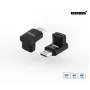 MicroConnect MC-USB4AF Premium USB4 3x2 USB-C-adapter, gehoekt, 240 W, 40 Gbps