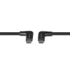 Lindy 1m USB 3.2 haakse USB-C naar haakse USB-C kabel, 10Gbps