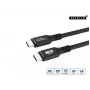 Microconnect MC-USBCC6 USB-kabel USB 3.2 Gen 2x2 6 m USB-C Zwart