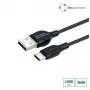 Microconnect ECO-USB3.1CCHAR2B USB-kabel USB 2.0 2 m USB A USB C Zwart