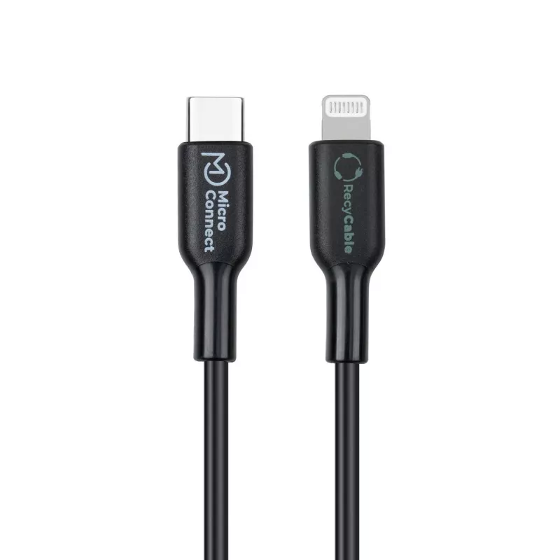 Microconnect ECO-USB3.1CL2 Lightning-kabel 2 m Zwart USB C