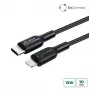 Microconnect ECO-USB3.1CL1 Lightning-kabel 1m Zwart USB-C-stekker