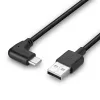 Lindy 1m USB 2.0 Type-A naar haakse USB-C kabel