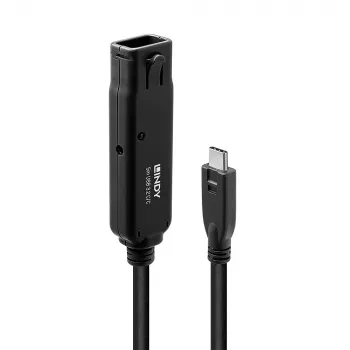 Lindy 43405 USB-kabel USB 3.2 Gen 2 (3.1 Gen 2) 5 m USB-C Zwart