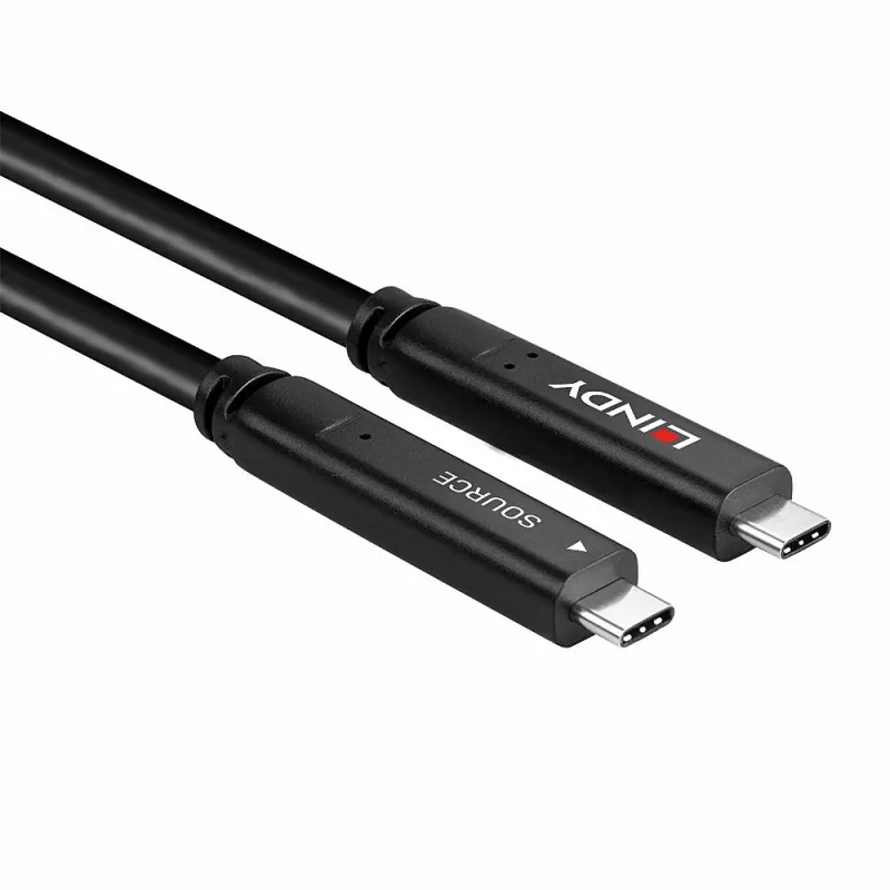 Lindy 10m USB 3.2 Gen 2 & DP 1.4 type C hybridekabel