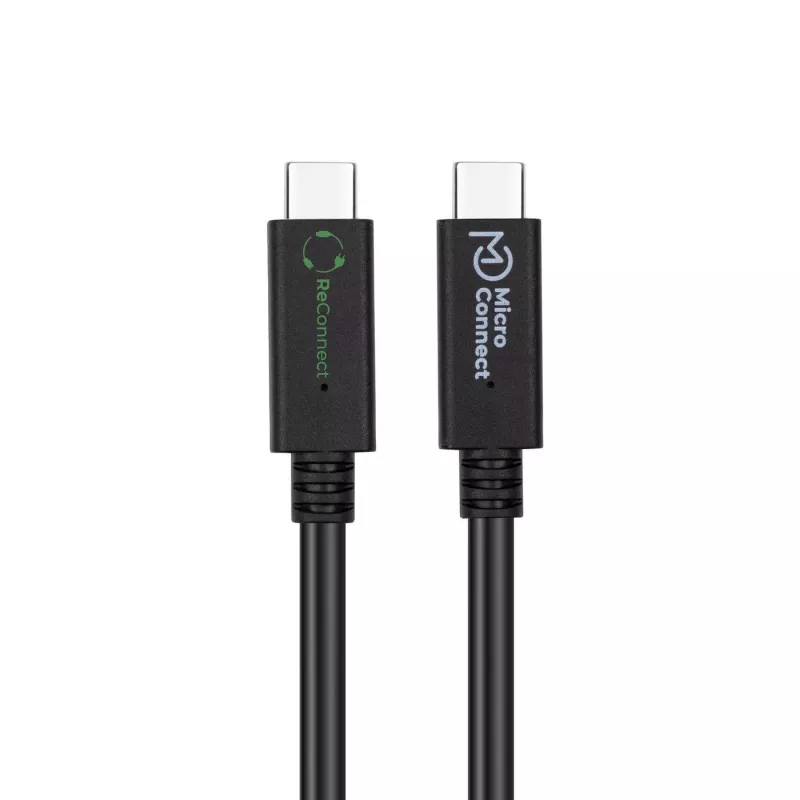 Microconnect ECO-USB3.2CC1 USB-kabel USB 3.2 Gen 2x2 1 m USB C Zwart
