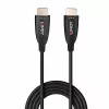 Lindy 38518 hybride glasvezel-HDMI 8K60-kabel, 100 m, 4K 120 Hz, zwart