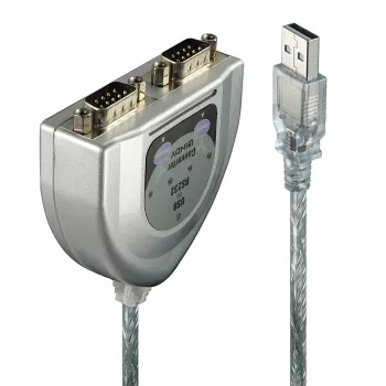 USB naar 2-poorts seriële converter Lindy 42889