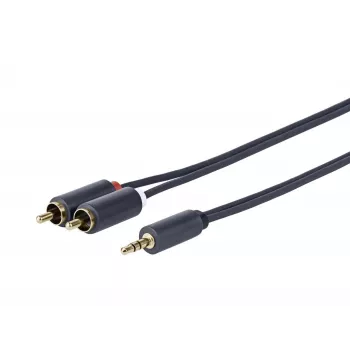Vivolink PROMJRCA25 audiokabel 25 m 3,5 mm 2 x cinch (RCA) zwart